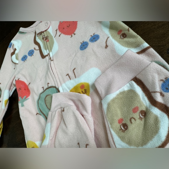CARTER'S | Toddler Girl Fleece Pajamas - 2T - Picture 2 of 3